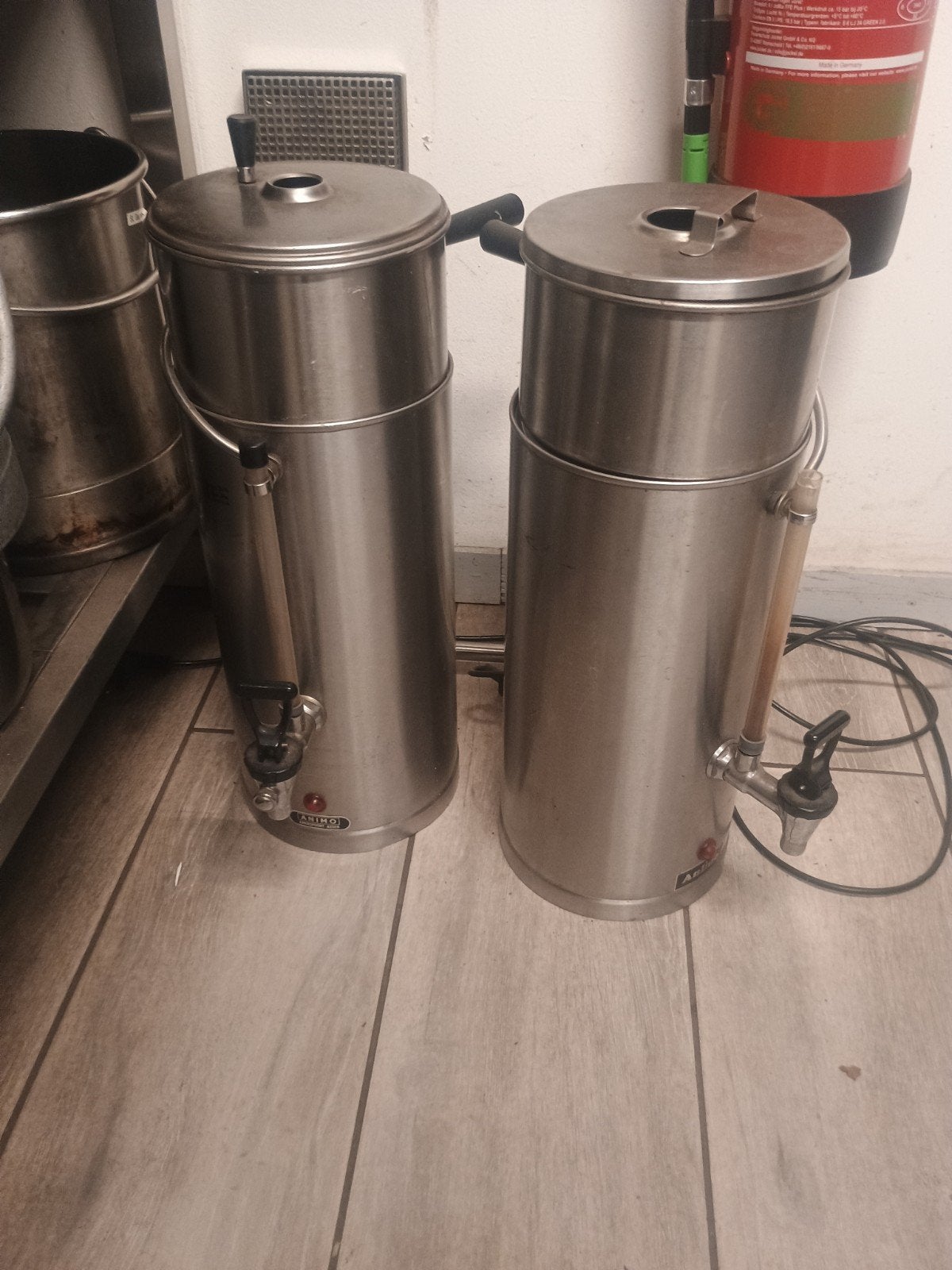 Professionele Animo koffiezetapparaat, Ophalen, Gebruikt, 10 kopjes of meer, Koffiemachine