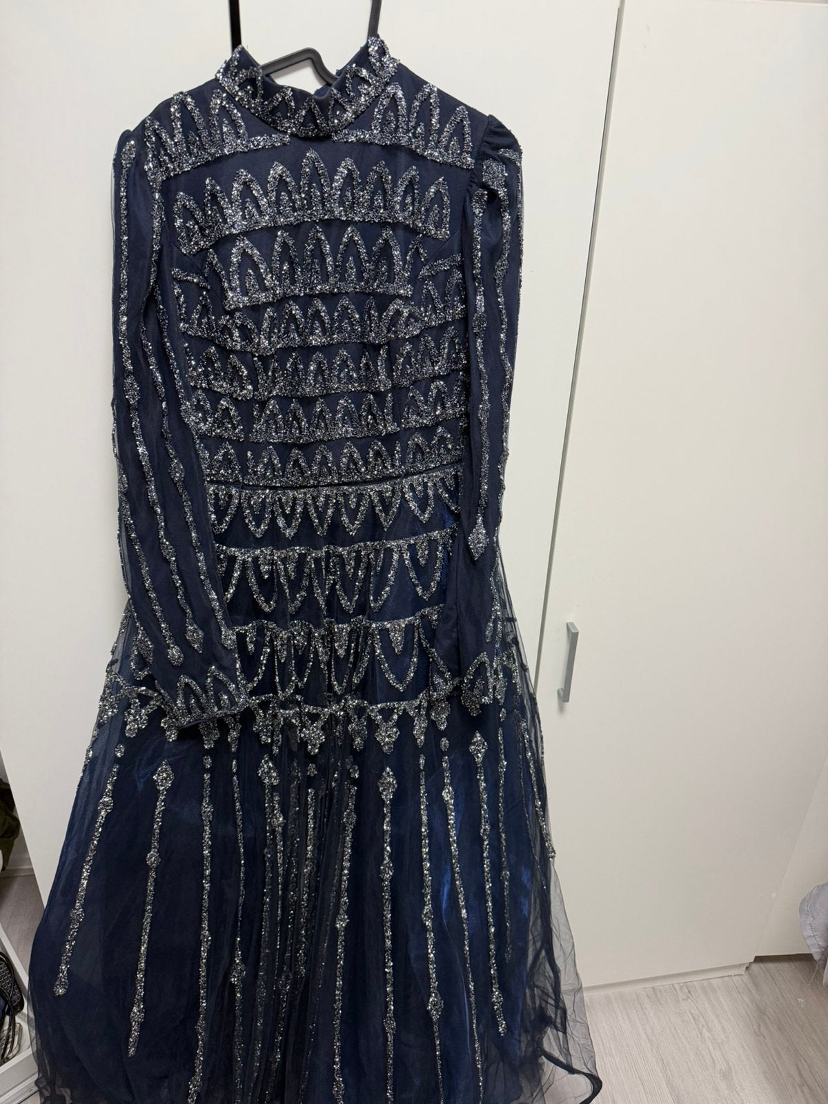 Gala jurken, Ophalen, Galajurk, Blauw, Maat 46/48 (XL) of groter