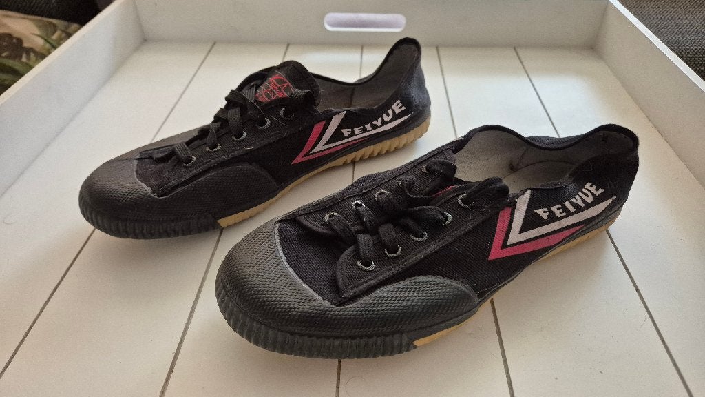 Sportschoen / Kung fu / Wushu / Tai chi - Feiyue - Mt 44, Ophalen, Zo goed als nieuw, Zwart, Overige typen