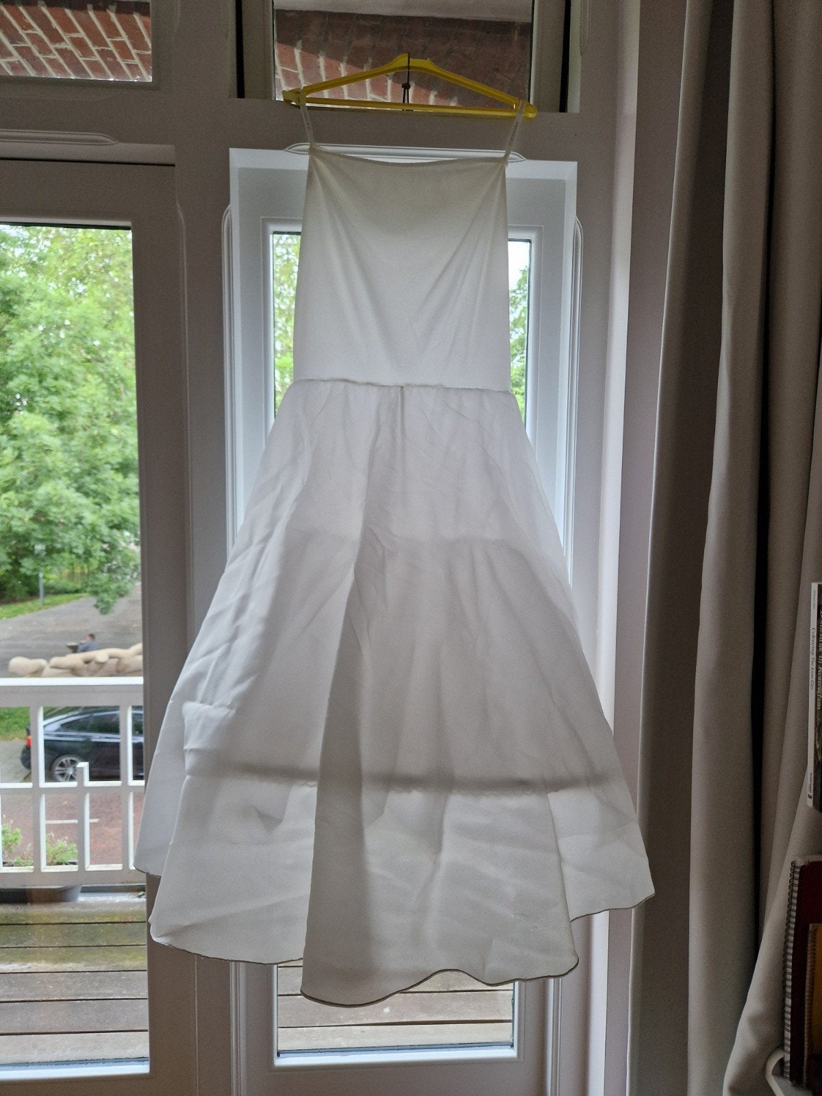Witte hoepelrok maat m voor onder je jurk, Ophalen of Verzenden, Zo goed als nieuw, Wit, Accessoires