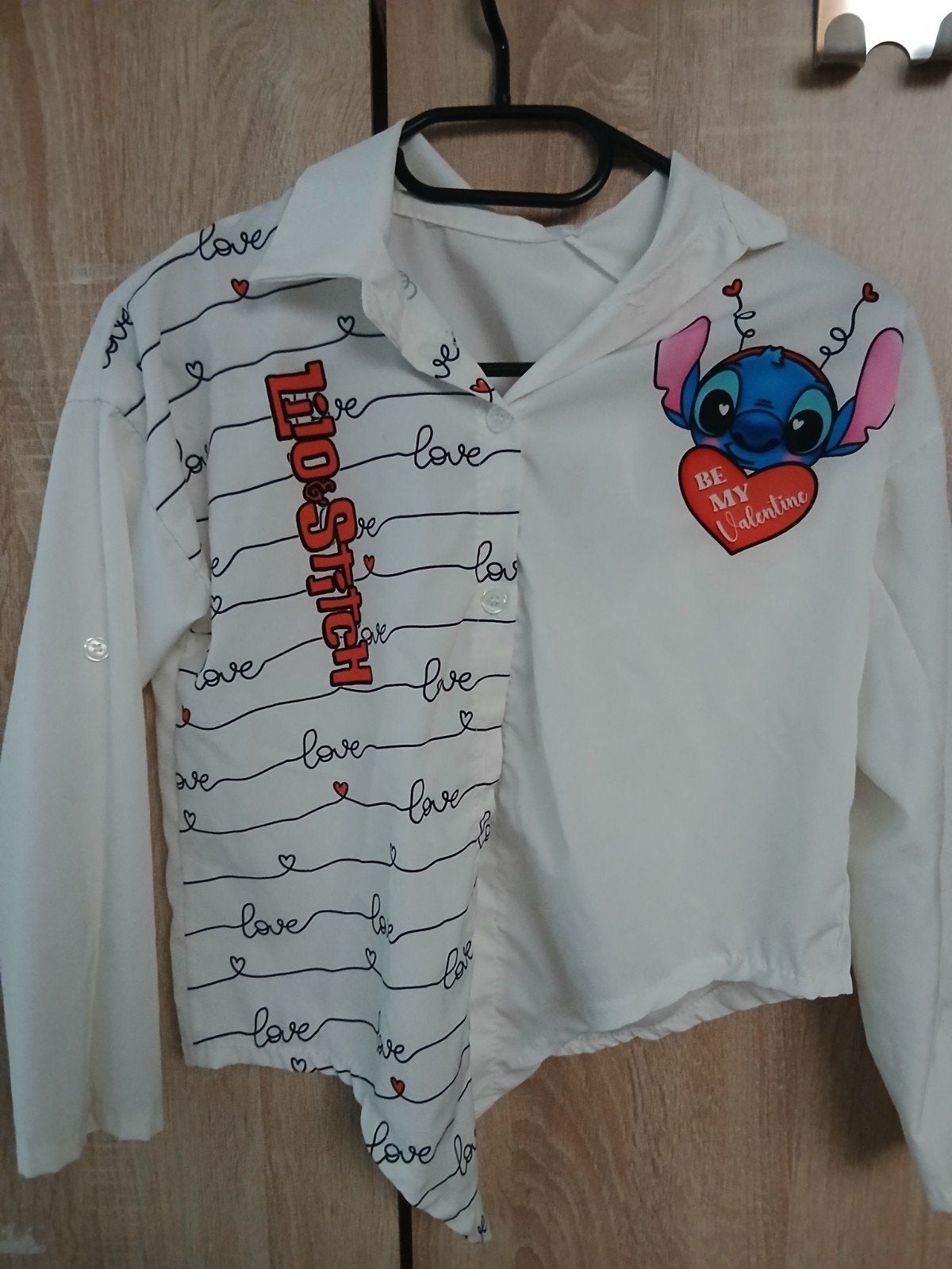 Nieuwe Lilo & Stitch Blouse, Maat 38/40 (M), Wit, Nieuw, Stitch