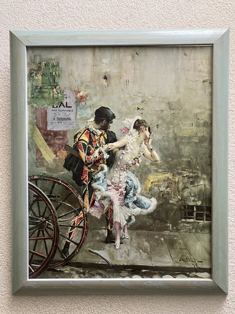 Giovanni Boldini - Elegant Couple (canvasprint 50 x 40 cm), Antiek en Kunst, Kunst | Schilderijen | Klassiek, Ophalen