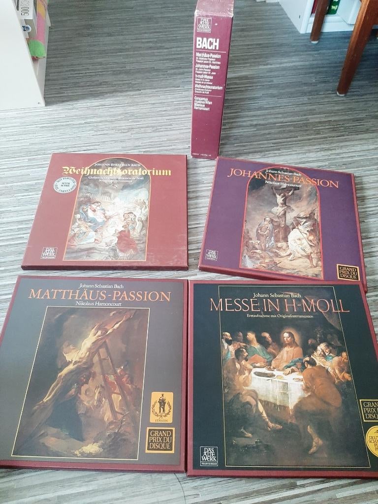 Bach, Concentus Musicus Wien, Harnoncourt /Großen Vokalwerke, Ophalen, Gebruikt, Overige formaten, Overige typen