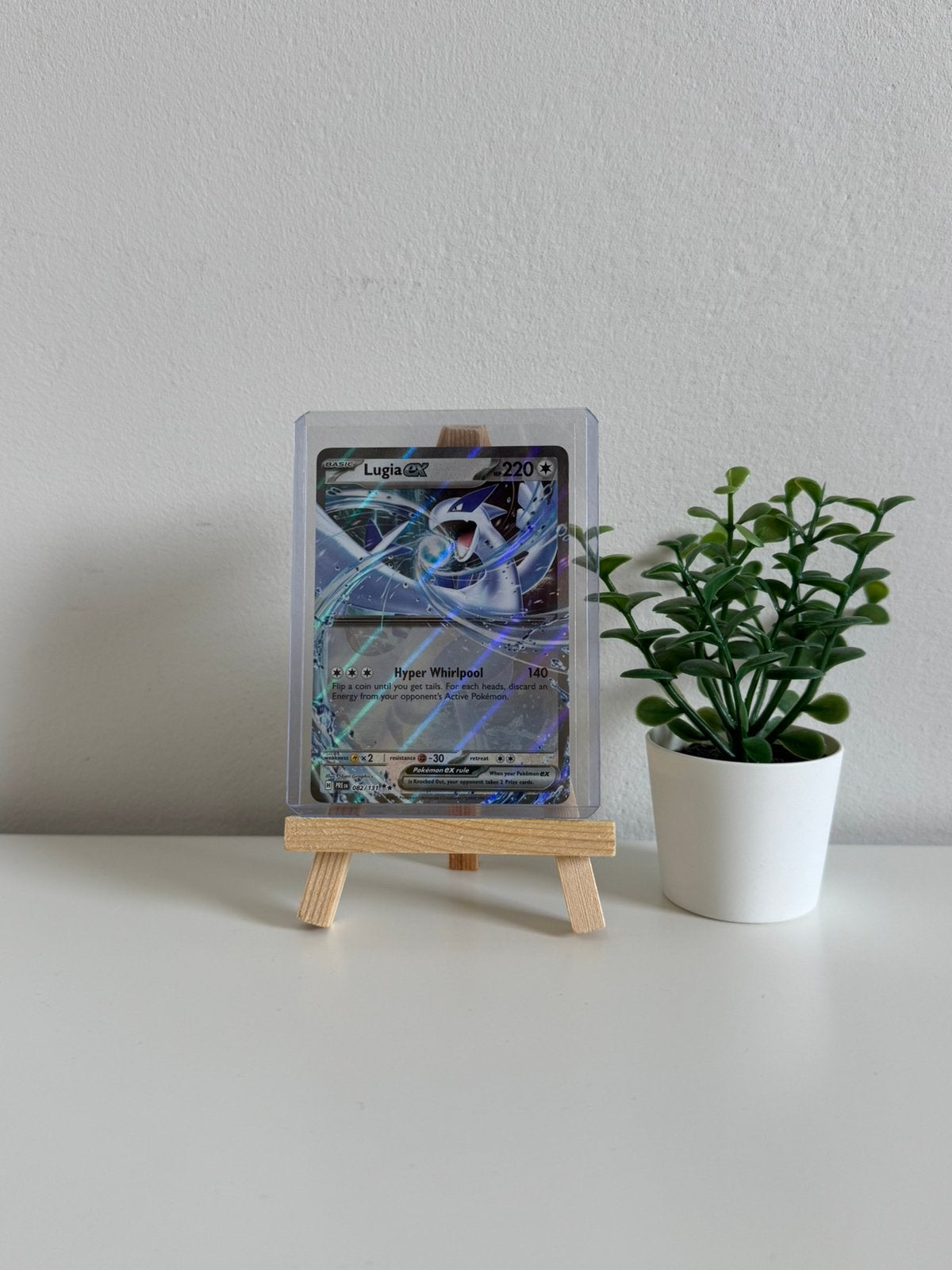 Lugia EX Pokémon kaart, Ophalen of Verzenden, Zo goed als nieuw
