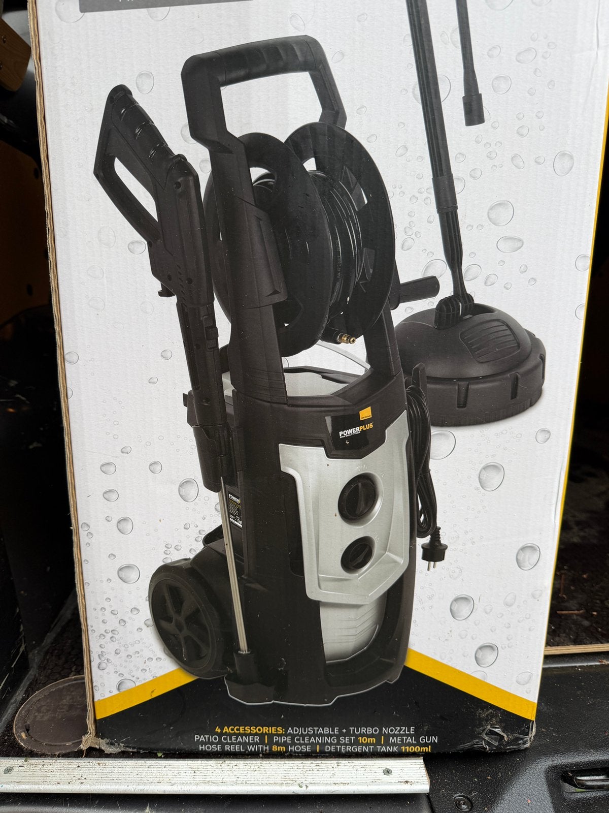 Powerplus hogedrukreiniger 2200W, 170 bar, 1x gebruikt, Ophalen, Zo goed als nieuw, Elektrisch