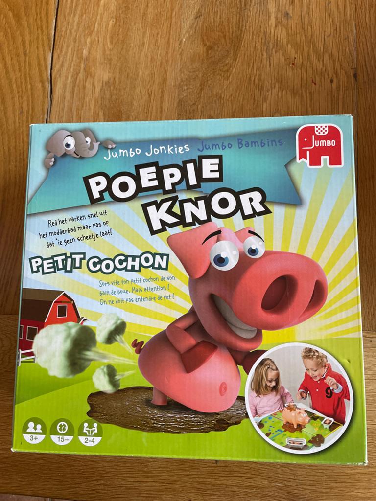 Jumbo Jonkies PoePie Knor - Leuk familiespel!, Drie of vier spelers, Ophalen of Verzenden, Zo goed als nieuw