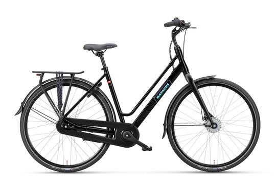 Batavus Fonk 7 zwart dames 61cm 28inch, 56 cm of meer, Nieuw, Batavus, Versnellingen