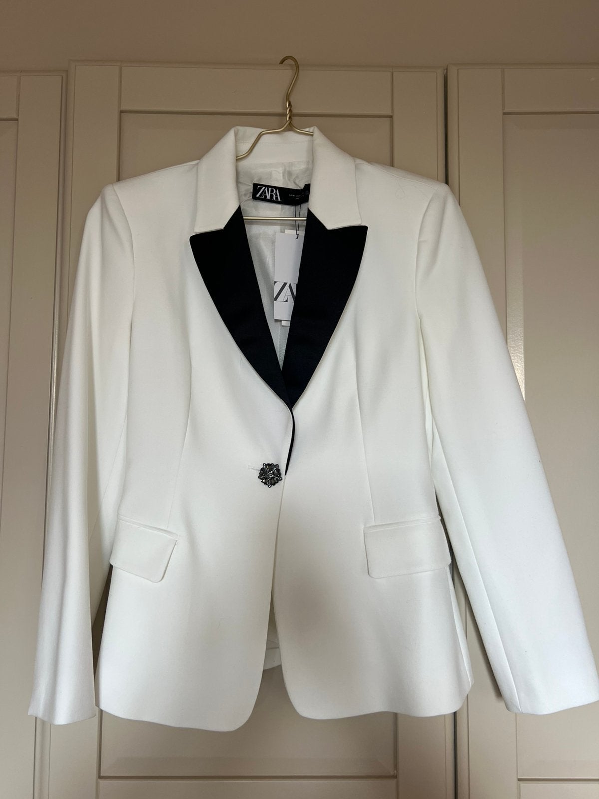 Zara blazer, Kleding | Dames, Maat 38/40 (M), Wit, Nieuw, Ophalen of Verzenden