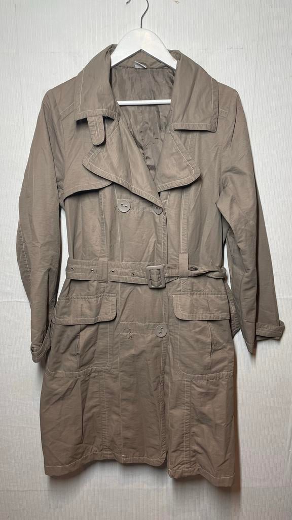 Ms mode jas maat 42, Ophalen of Verzenden, Gedragen, Maat 42/44 (L), Beige