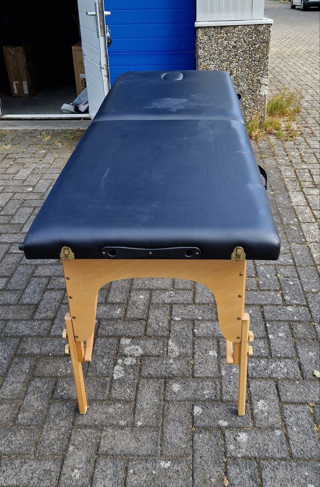Massage, tatoeër-tafel, Sport en Fitness, Ophalen, Zo goed als nieuw, Massagetafel