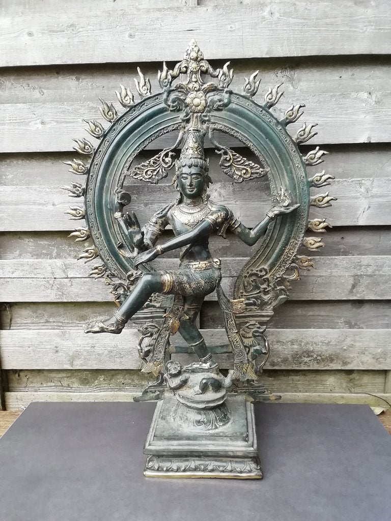 Bronzen beeld/Shiva Nataraja/India/Azië/58 cm, Ophalen of Verzenden, Nieuw