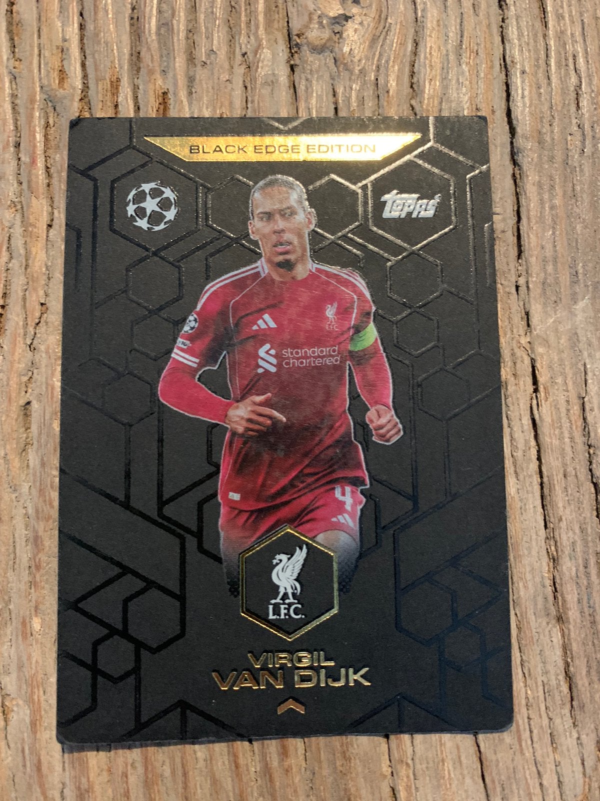 Black edition Virgil van Dijk - TOPPS, Verzamelen, Verzenden, Nieuw, Buitenlandse clubs, Spelerskaart