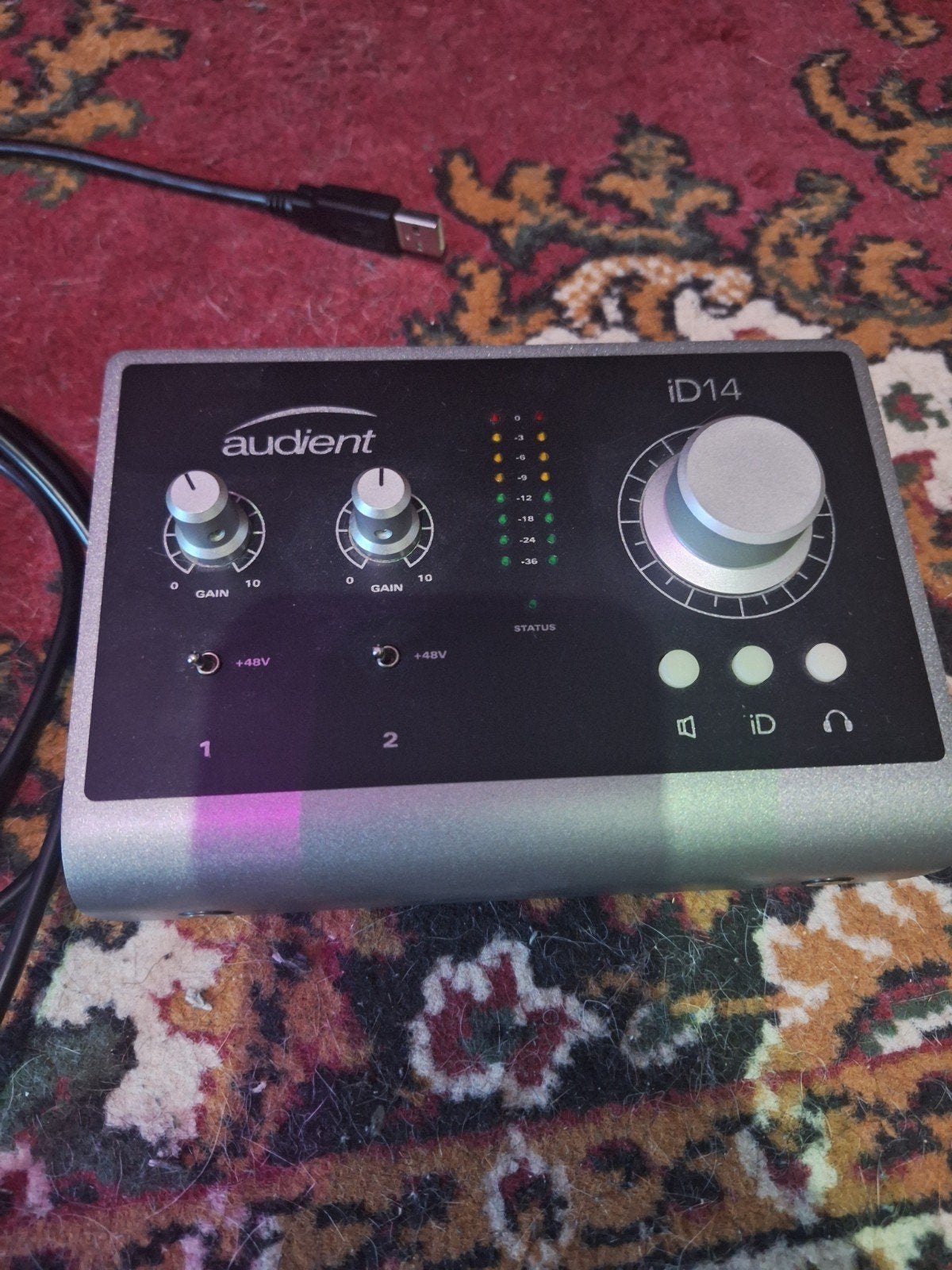 Audient iD14 USB Audio Interface - Studio Kwaliteit, Computers en Software, Geluidskaarten, Ophalen of Verzenden