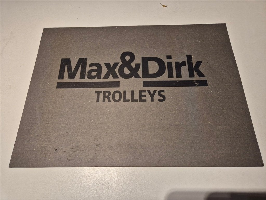 TV en bijzettafel Trolley Max&Dirk, Ophalen, Minder dan 45 cm, Kunststof, Gebruikt