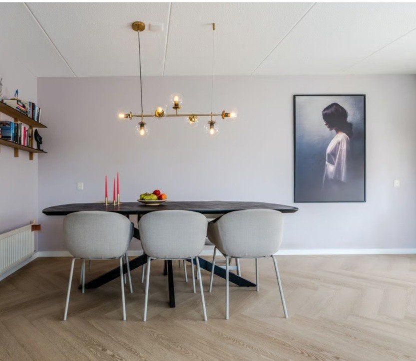 Zwarte eettafel Nous Living * model Robb, Ophalen, Modern, Scandinavisch, 200 cm of meer, 50 tot 100 cm