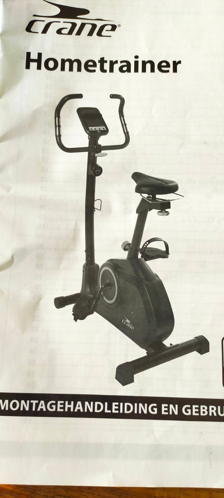 HOMETrainer CRANE, Ophalen, Zo goed als nieuw, Hometrainer