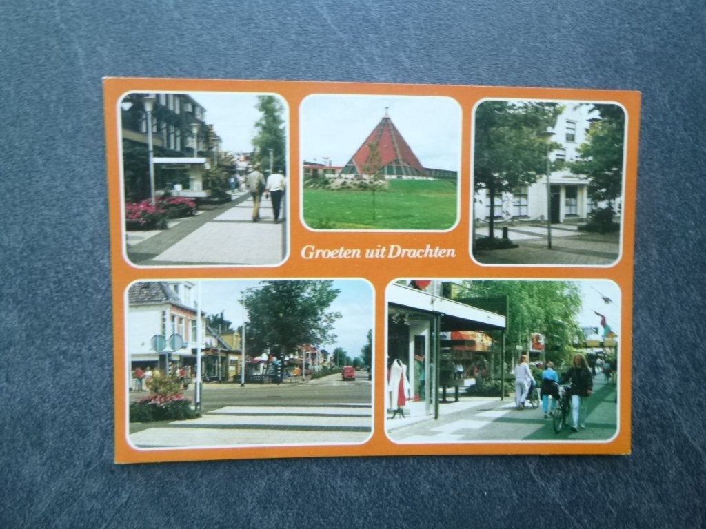 Drachten, groeten uit (2), Verzenden, 1980 tot heden, Ongelopen, Friesland
