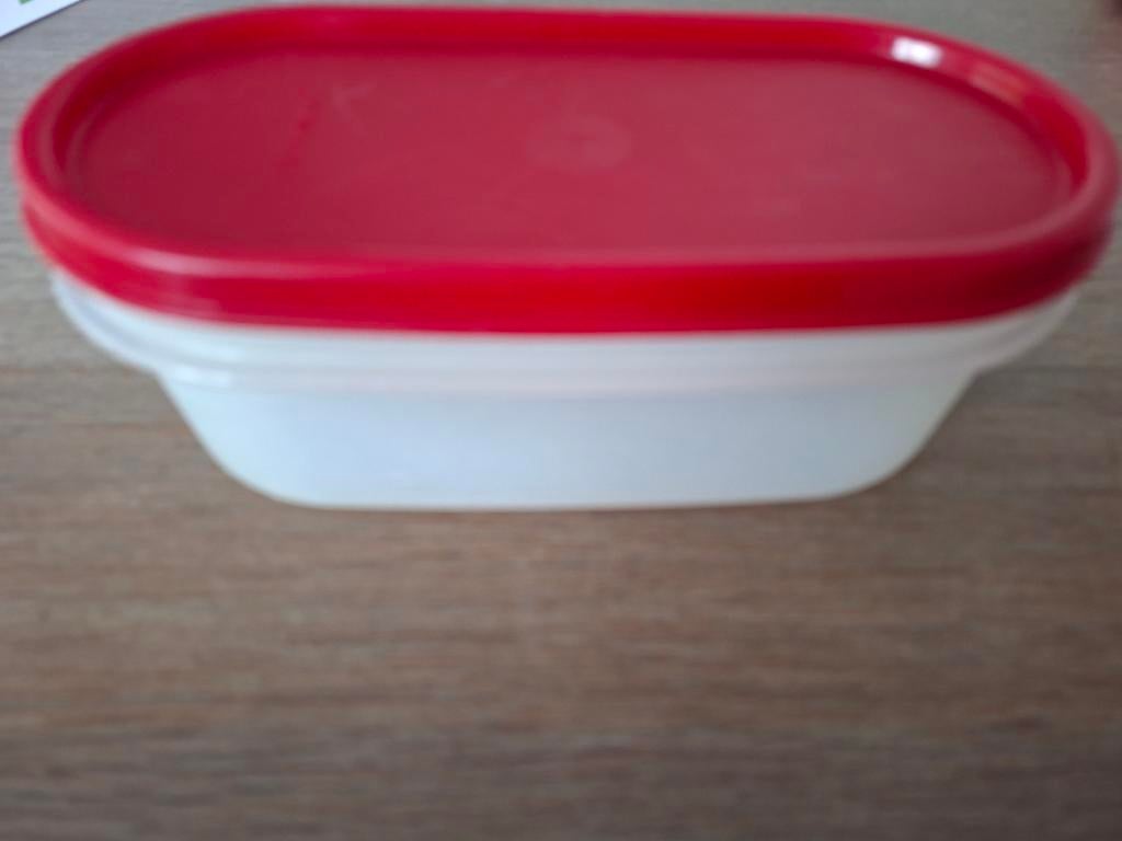 Tupperware deksel. Rood, Ophalen of Verzenden, Rood, Schaal
