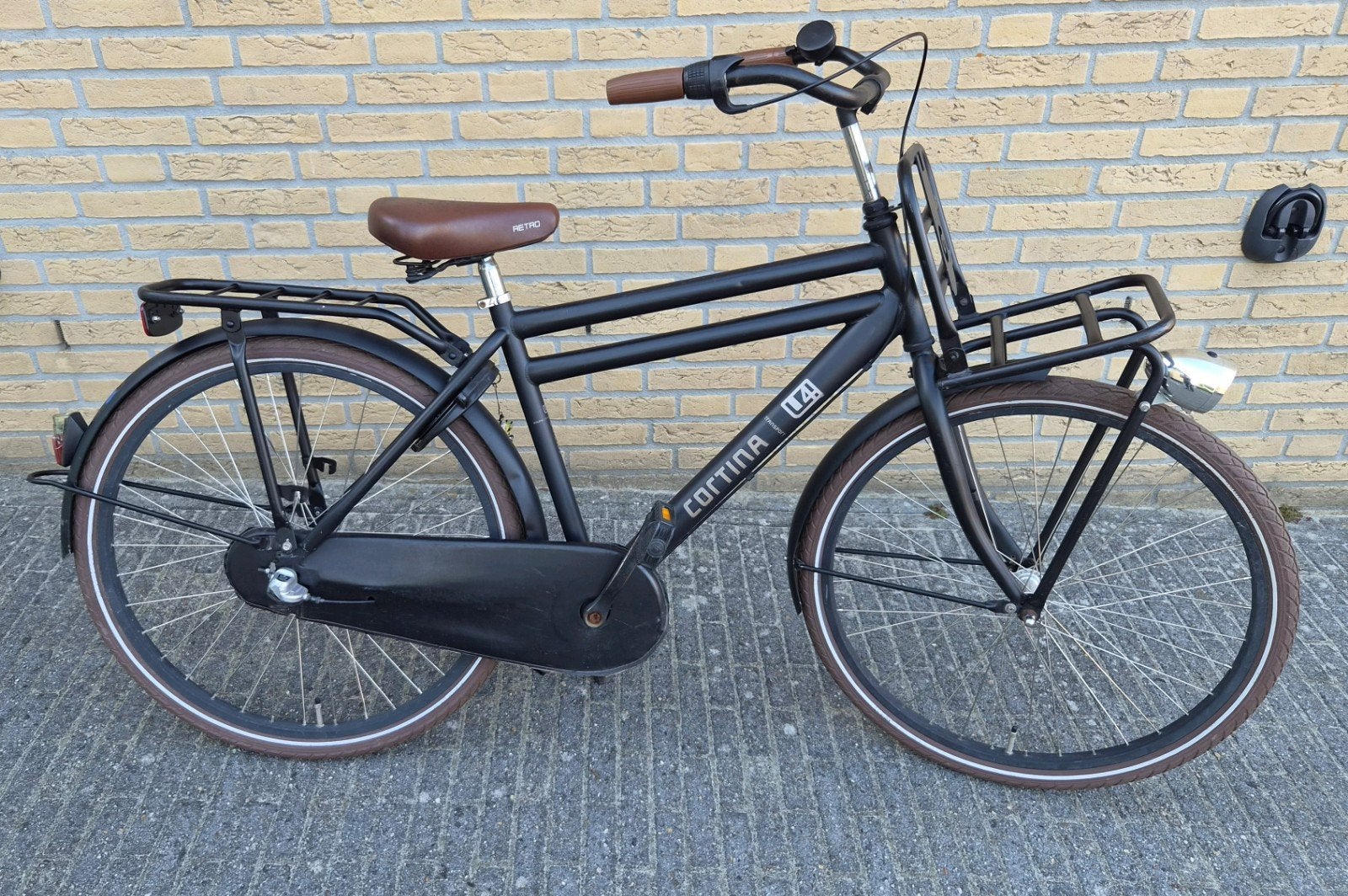 Cortina U4 Jongensfiets 26 inch, 3 versnellingen, Overige merken, Terugtraprem, Gebruikt, Versnellingen