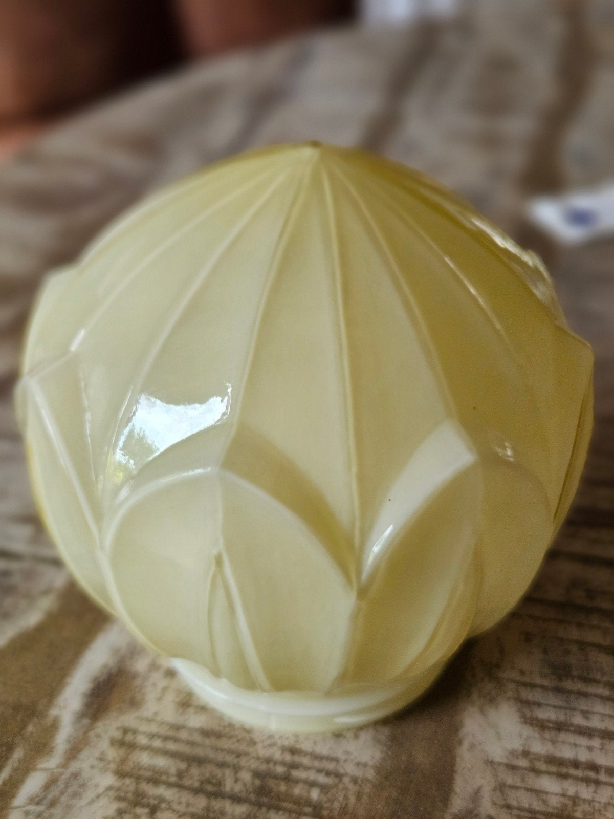 thabur tulp plafondlamp  art deco, Ophalen, Glas