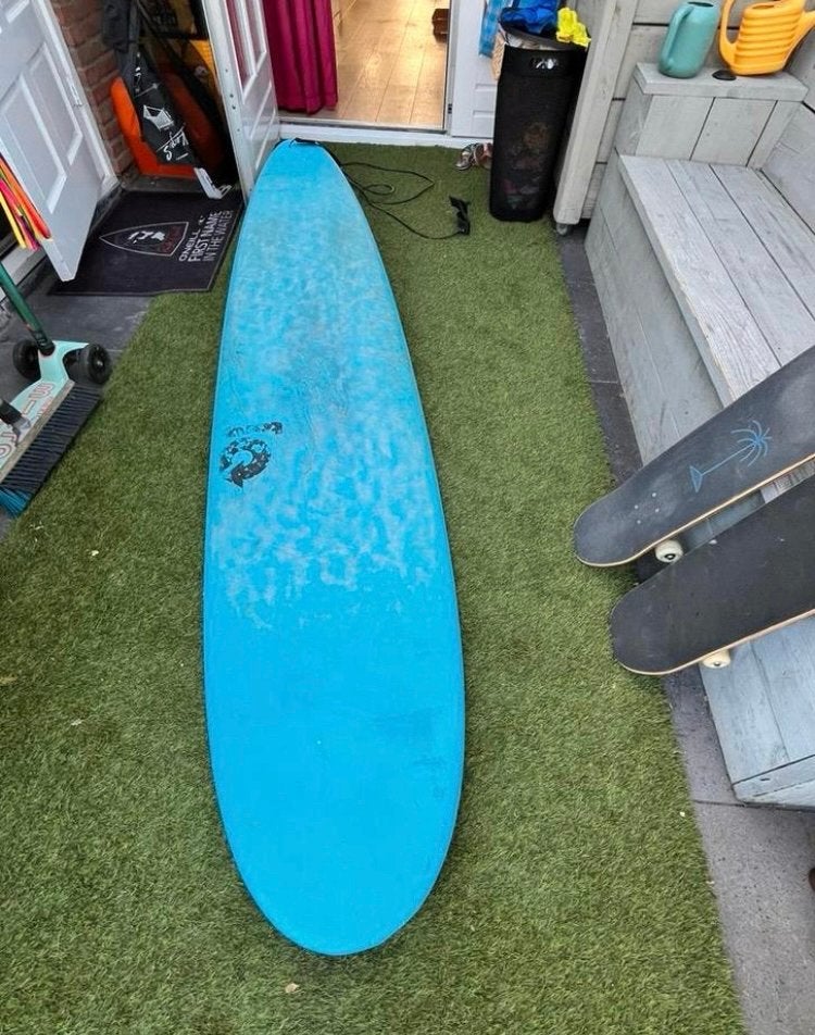 Torq 9'0 Epoxy Softtop Longboard - nieuwprijs €799, Watersport en Boten, Golfsurfen, Ophalen, Zo goed als nieuw, Longboard, Met vinnen