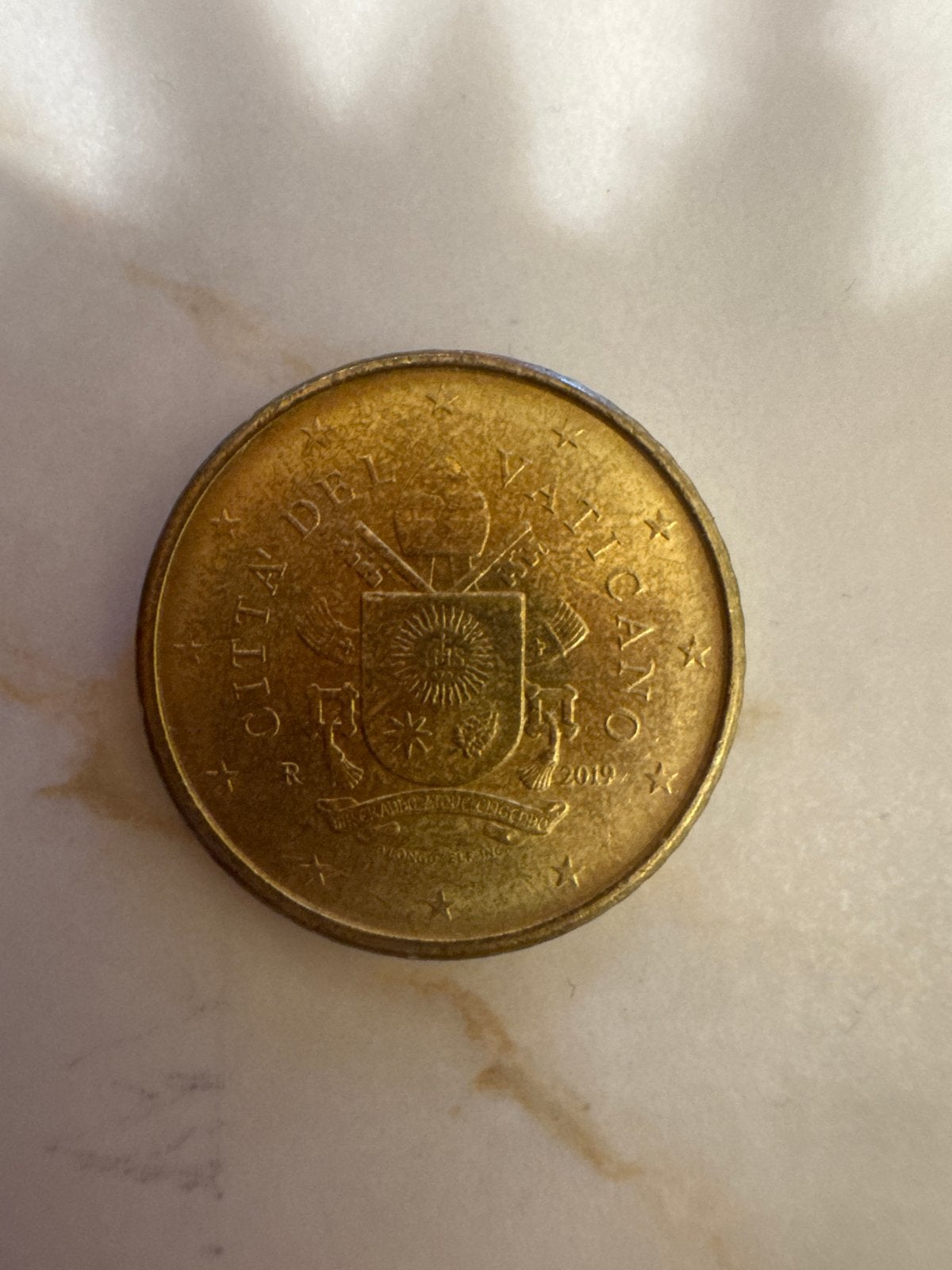 Vaticaanstad 50 Eurocent munt 2019, Ophalen of Verzenden, Vaticaanstad, 50 cent, Losse munt