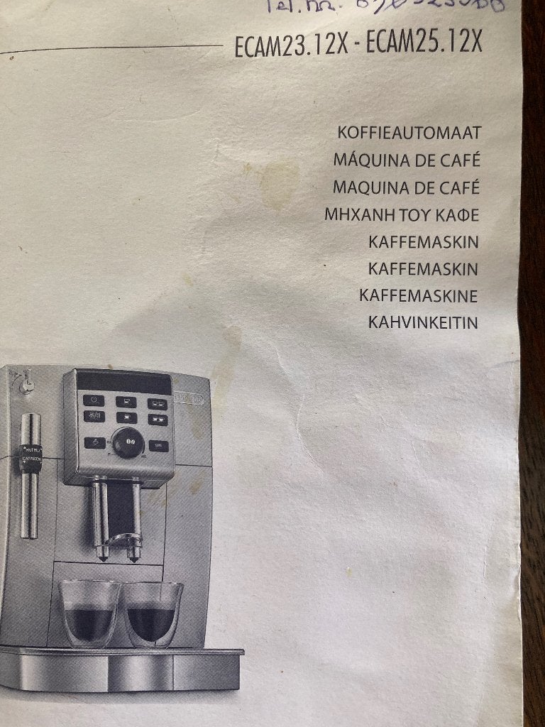 2xDeLonhgi Expresso koffie machines model met toe behoren, Ophalen, Espresso apparaat, Niet werkend, 2 tot 4 kopjes