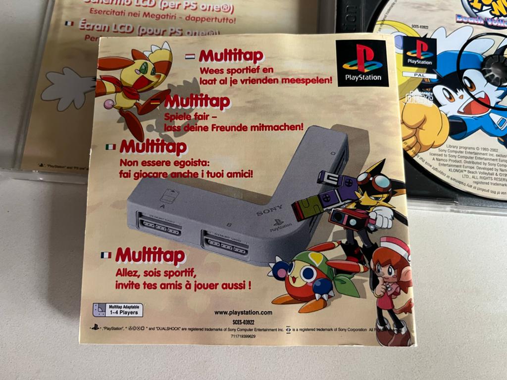 Klonoa Beach Volleyball - PlayStation 1 (PS1), Spelcomputers en Games, O, P, Eén computer, Ophalen of Verzenden