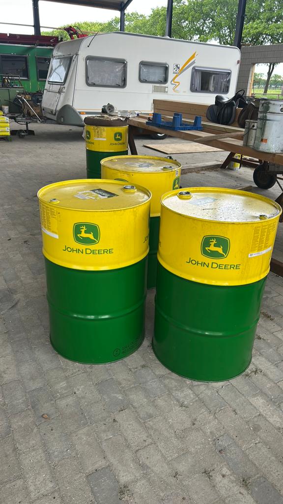 John deere olievaten, Tuin en Terras, Vuurkorven, Ophalen, Gebruikt