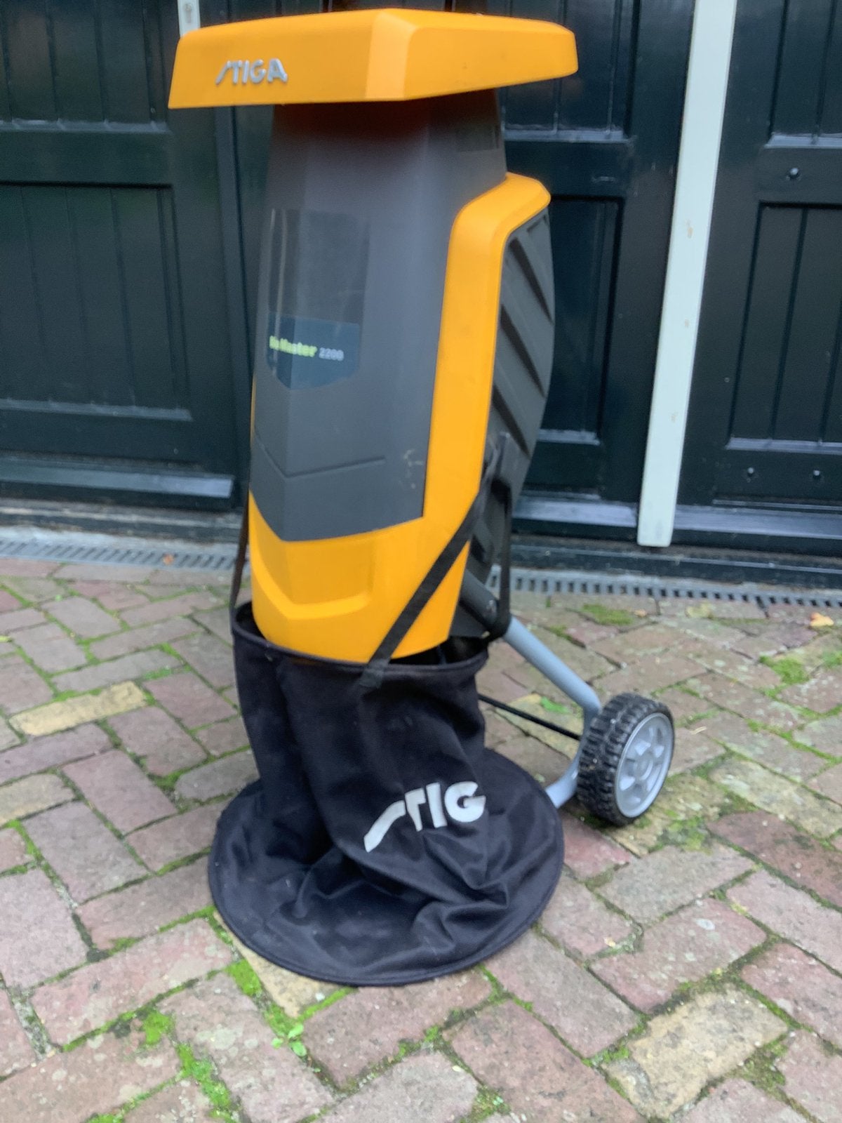 Stiga biomaster 2200, Tuin en Terras, Ophalen, Gebruikt, Elektrisch, Met opvangzak