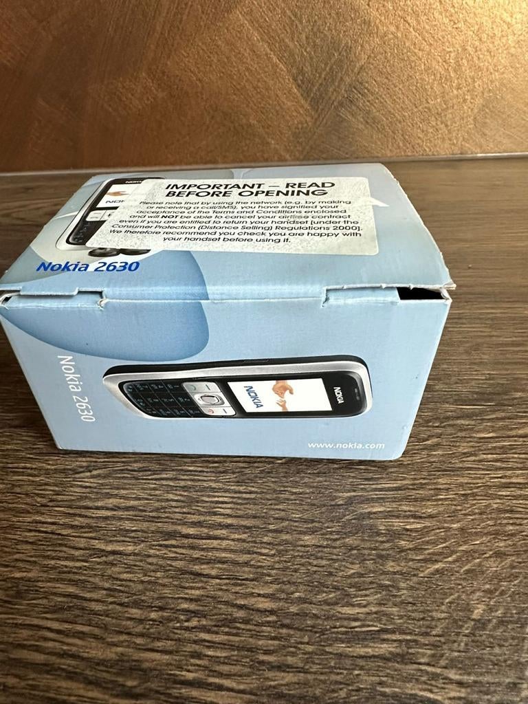 Nokia 2630 - Nieuw in doos, Zwart, Fysiek toetsenbord, Nieuw, Ophalen of Verzenden