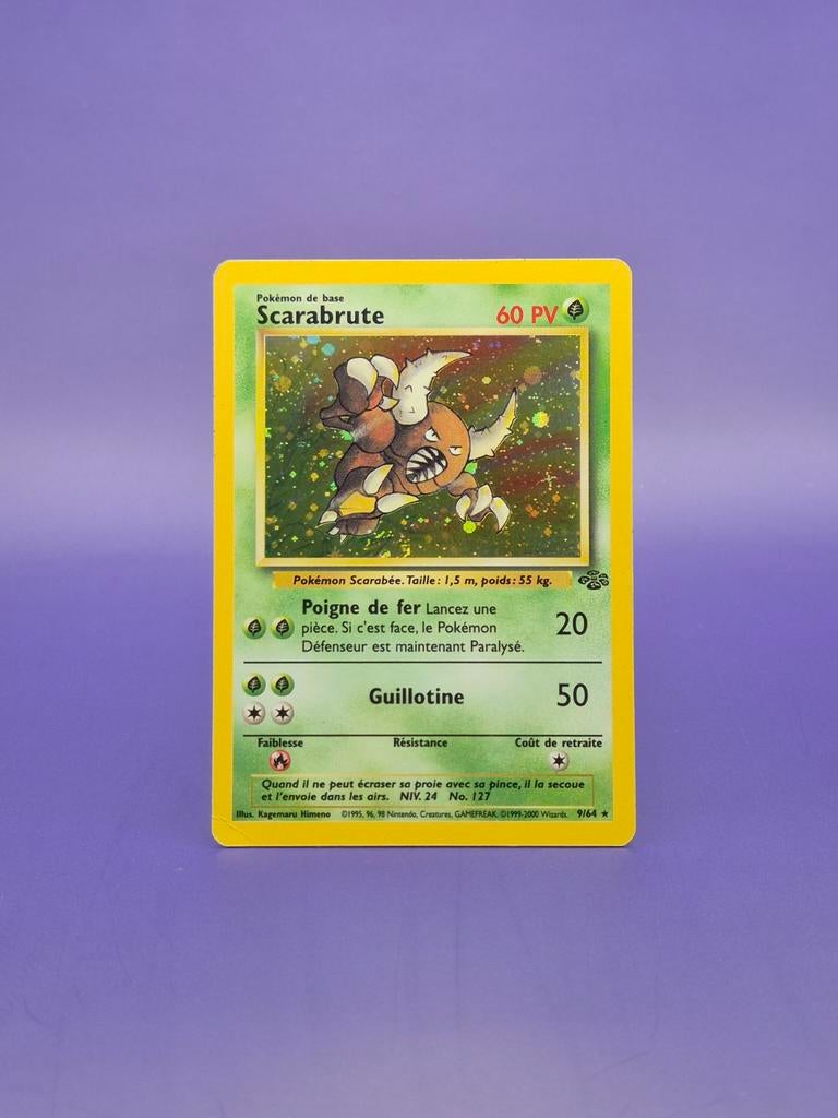 Pinsir (FR) - Jungle 9/64, Hobby en Vrije tijd, Verzamelkaartspellen | Pokémon, Gebruikt, Losse kaart, Foil, Ophalen of Verzenden