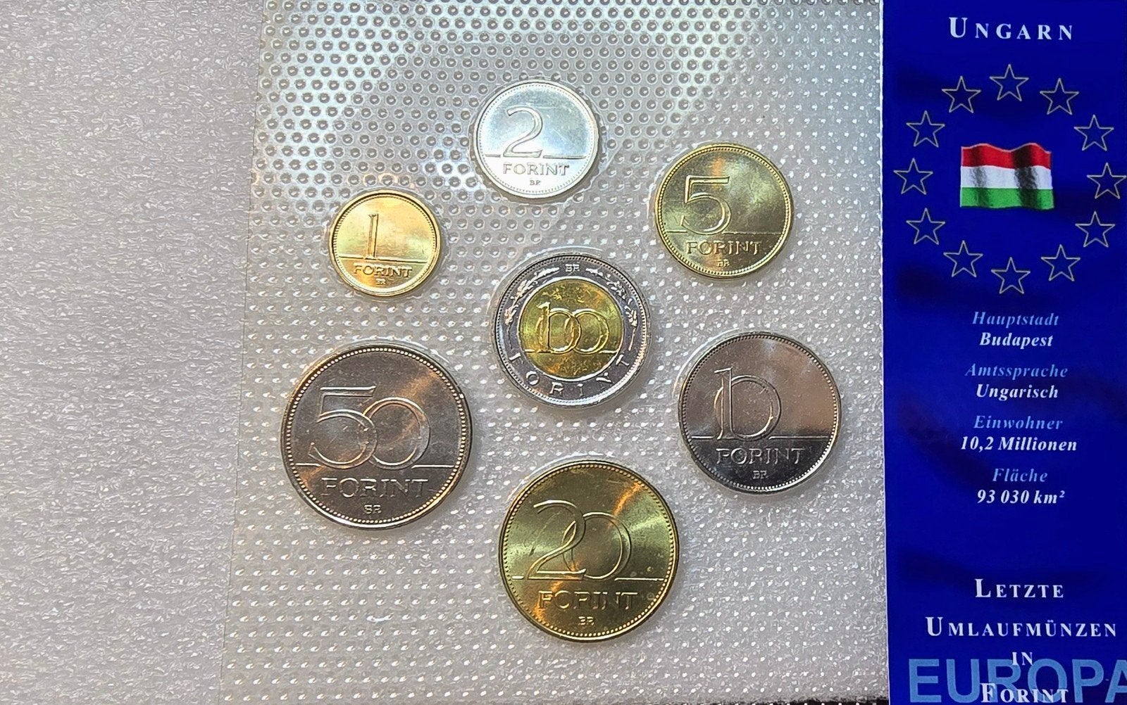 Hongaarse Forint Muntenset - Laatste Umlaufmünzen, Ophalen of Verzenden, Setje