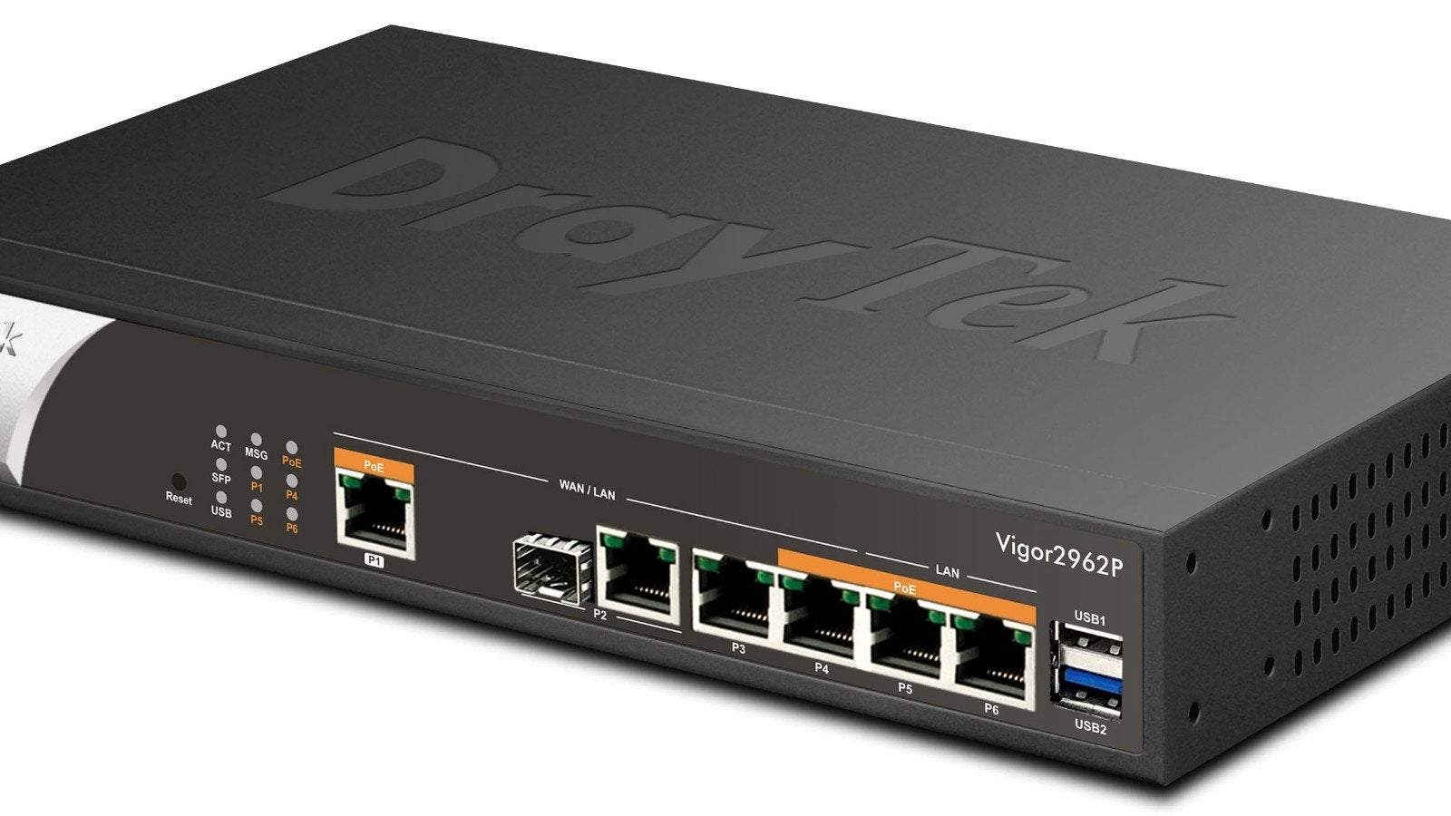 DrayTek Vigor 2962P Router met 4x PoE, Computers en Software, Ophalen of Verzenden, Zo goed als nieuw, Router, DrayTek