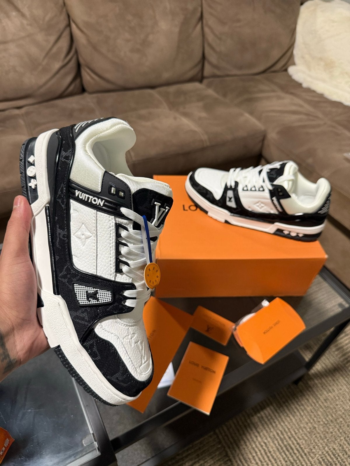 Louis Vuitton Sneakers Maat 40-46, Kleding | Heren, Ophalen of Verzenden, Nieuw, Zwart, Sneakers of Gympen