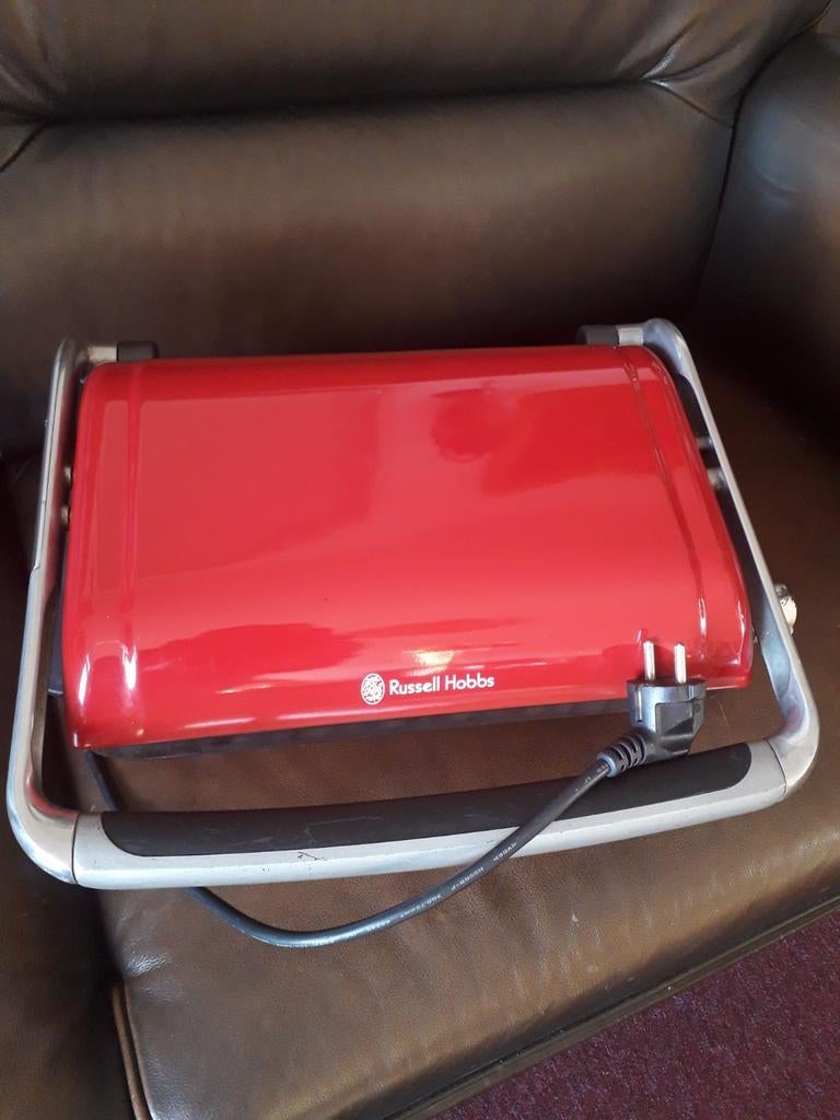 Russell Hobbs Tafelgrill - Rood, Ophalen of Verzenden, Gebruikt, Tafelgrill