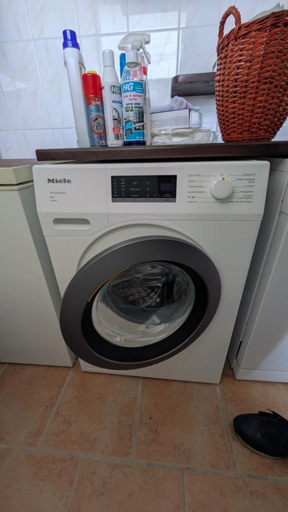 Miele W1 Excellence Wasmachine - Zo goed als nieuw, Ophalen, 1200 tot 1600 toeren, 8 tot 10 kg, Zo goed als nieuw