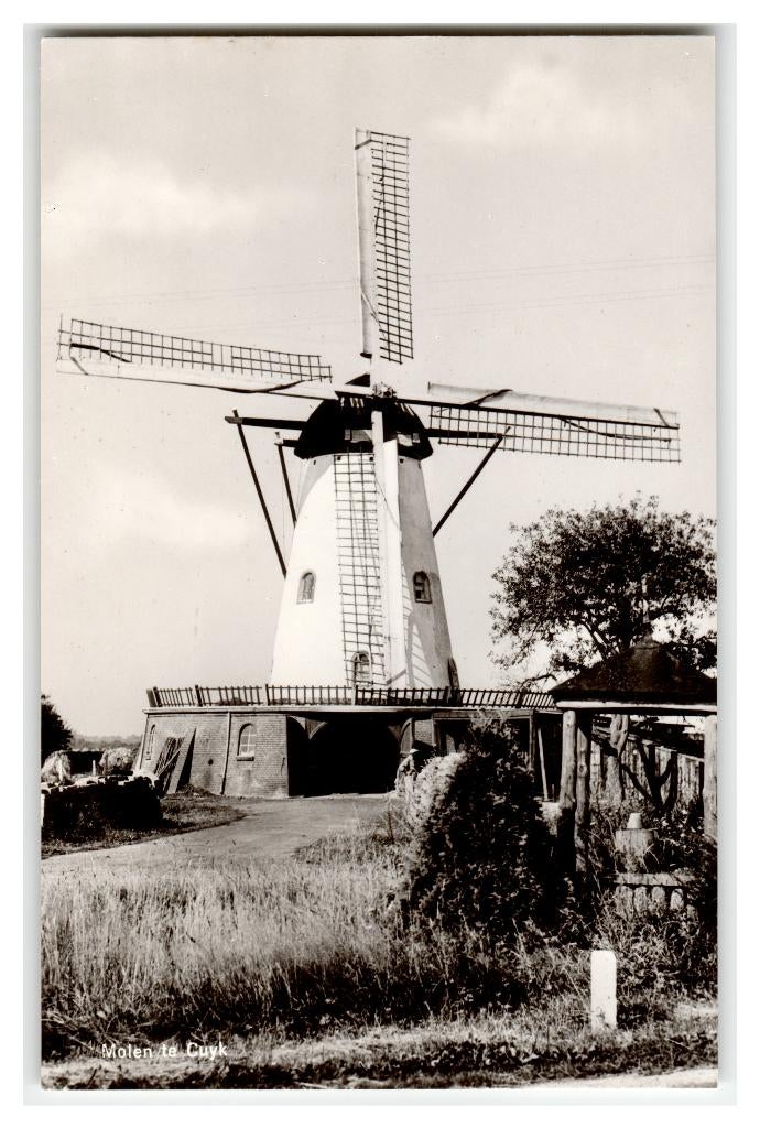 Cuijk, Molen, Verzenden, 1960 tot 1980, Ongelopen, Noord-Brabant