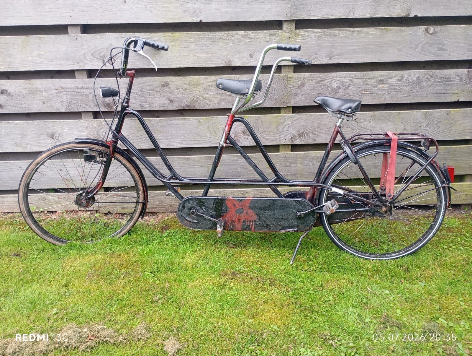 Tandem, Fietsen en Brommers, Fietsen | Tandems, 55 cm of meer, Ophalen, Gebruikt, Minder dan 10 versnellingen