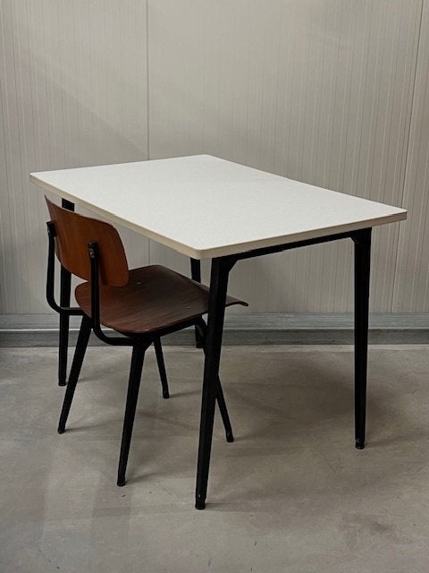 Reform tafel Revolt stoel Friso Kramer vintage buro set, Overige typen, Gebruikt, ., Metaal