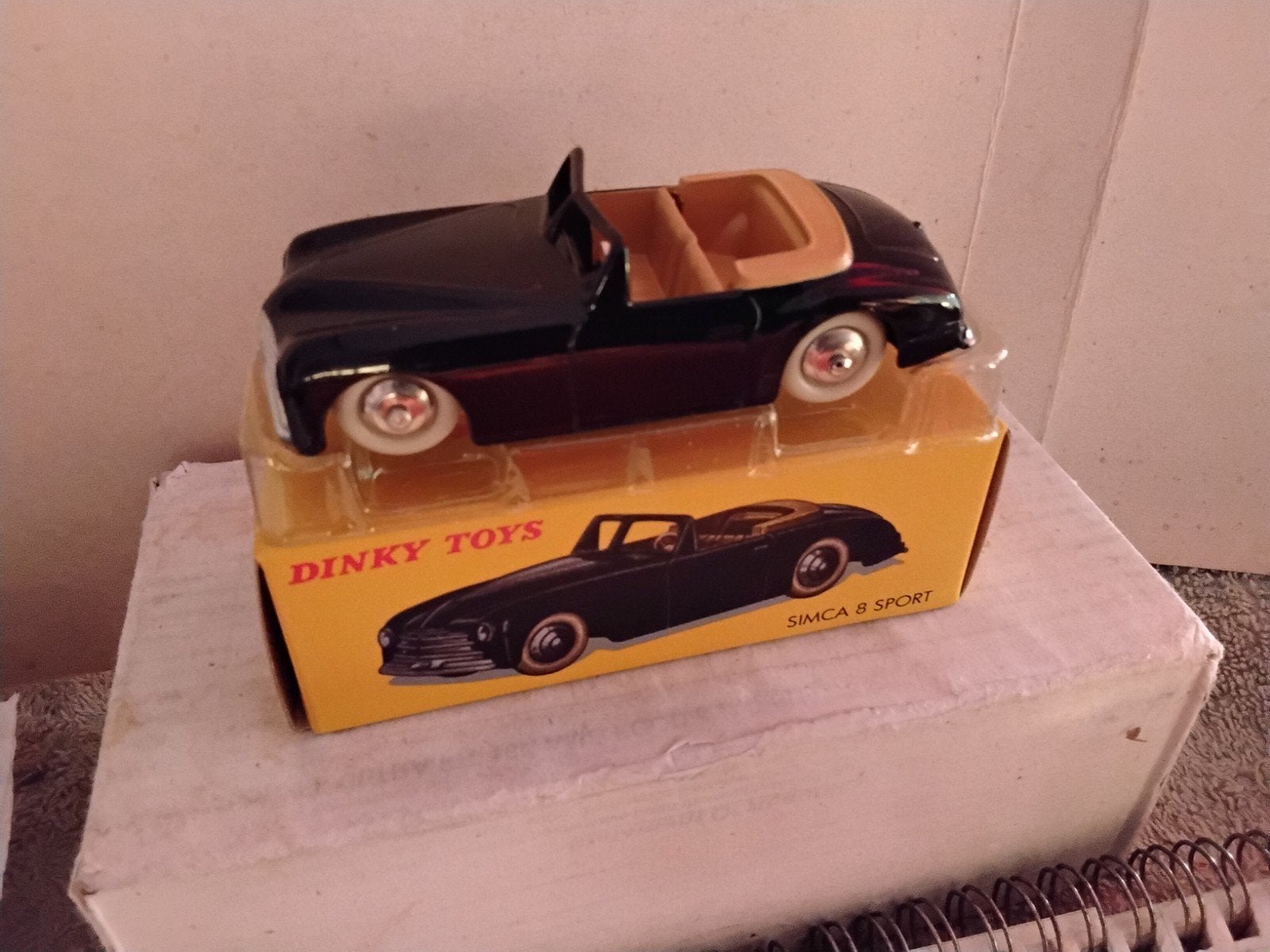 DINKY TOYS ATLAS   SIMCA  8  SPORT  NO  24 S, Verzenden, Zo goed als nieuw, Auto, Dinky Toys