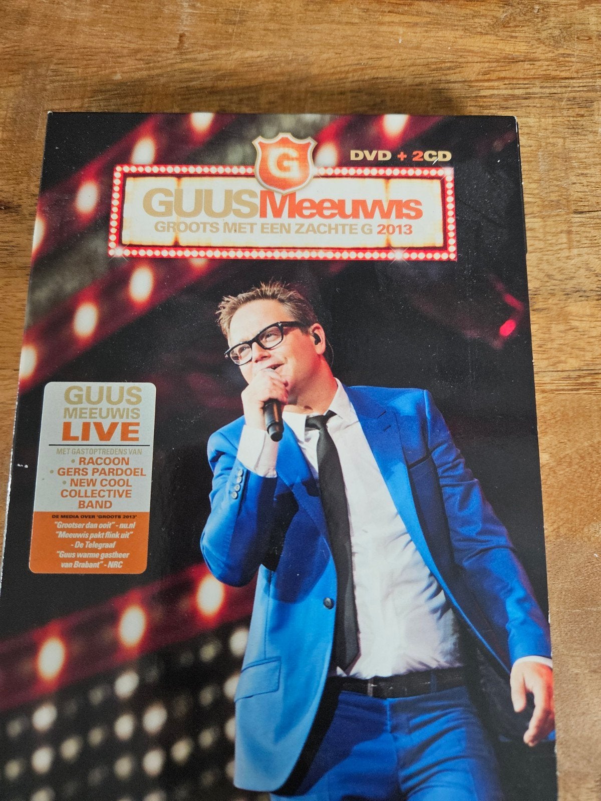 Guus Meeuwis Groots met een zachte G 2013 DVD + 2CDGuus Meeu, Ophalen of Verzenden, Zo goed als nieuw