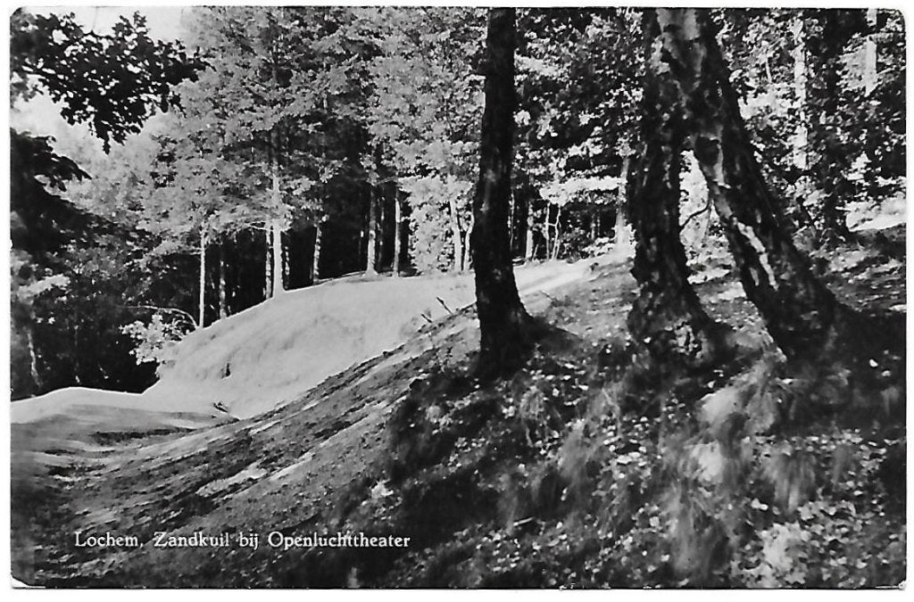 Lochem Zandkuil Oude Gelopen Ansichtkaart ( B1290 ), Ophalen of Verzenden, 1960 tot 1980, Gelopen, Gelderland