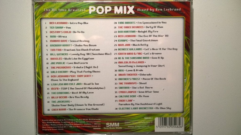 Ben Liebrand - The All Time Greatest Pop Mix, Ophalen of Verzenden, Zo goed als nieuw, Disco, Album