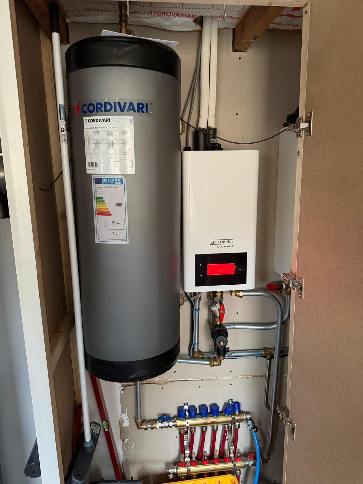 Remeha Elga Ace 6kw warmtepomp (zie omschrijving), Ophalen, 30 tot 80 cm, Overige typen, Minder dan 60 cm