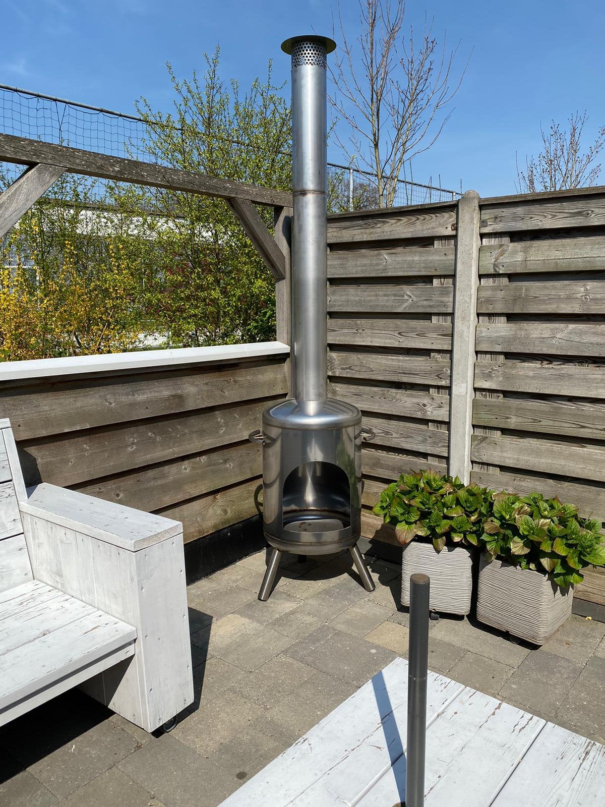 Terraskachel tuinkachel tuinhaard terrashaard buitenkachel, Ophalen of Verzenden, Nieuw