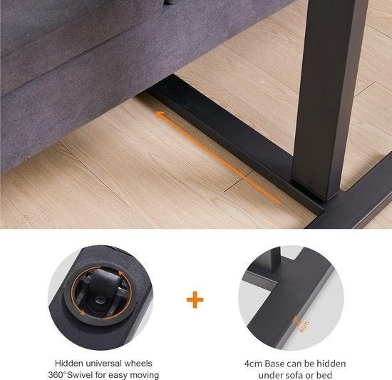 Bedtafel – Laptoptafel – Bijzettafel – Computerbureau, Corvance B.V., Verzenden, Nieuw, Corvancebol@gmail.com