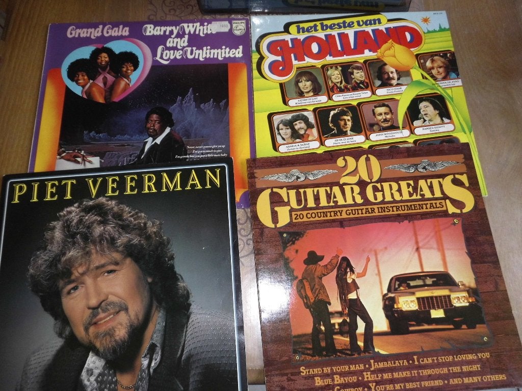 Meer dan 170 Nederlands en Duitstalige LP's, Ophalen, Gebruikt, 12 inch, Levenslied of Smartlap