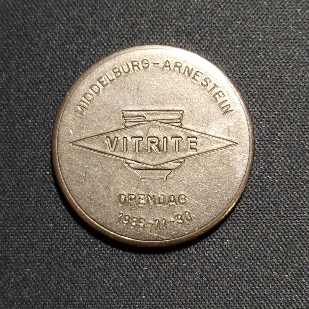 Penning opendag Vitrite Middelburg 1985, Verzenden, Overige materialen, Nederland