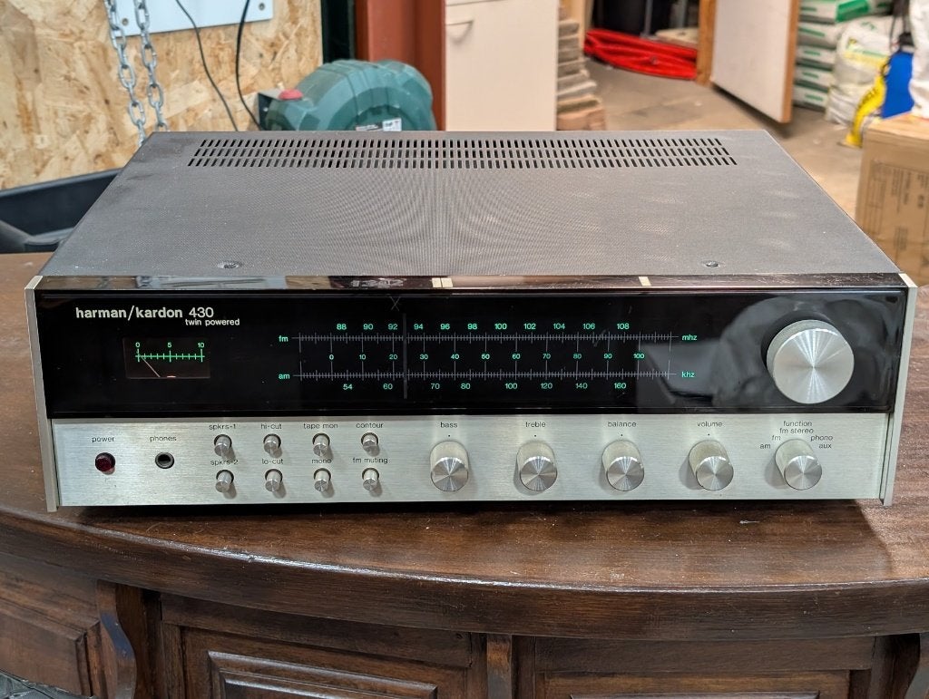 Harman Kardon 430, goede staat, 1e eigenaar, Overige merken, Gebruikt, Ophalen of Verzenden, 120 watt of meer